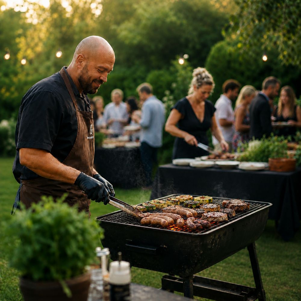 BBQ Grillmoment beim Genussabend